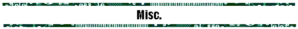 Misc.