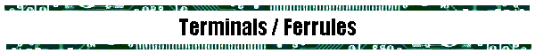 Terminals/Solder Sleeves